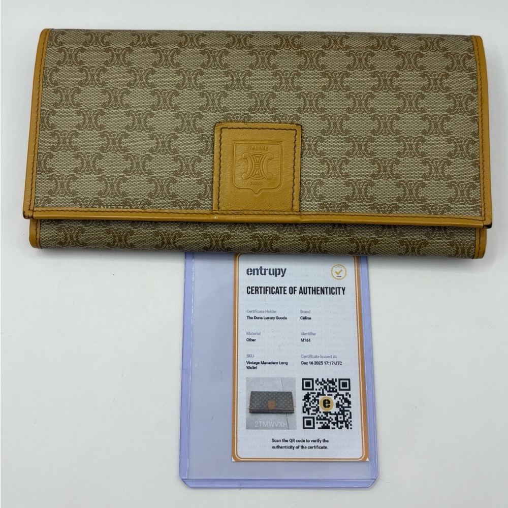 Celine vintage macadam long wallet - Picture 8 of 8